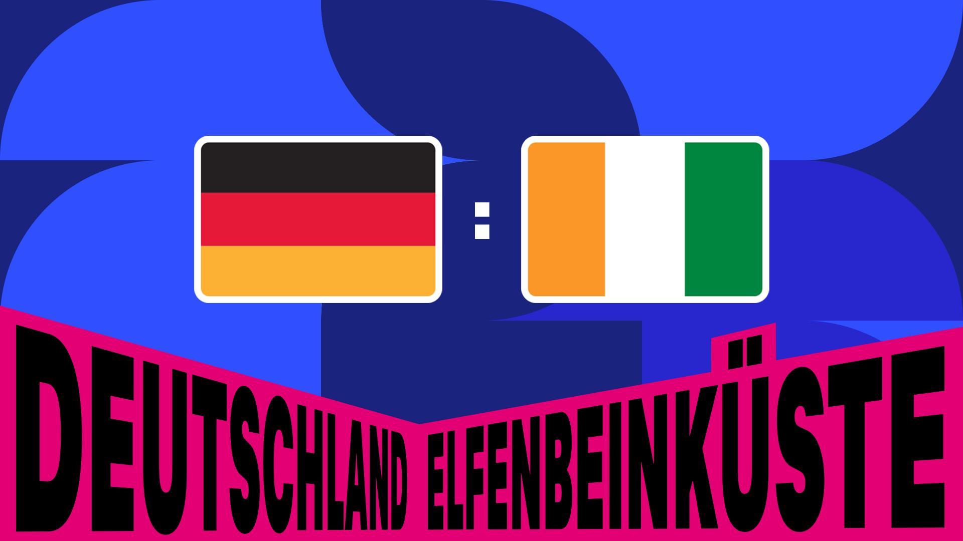 Werbemotiv mit den Flaggen der spielenden Nationen